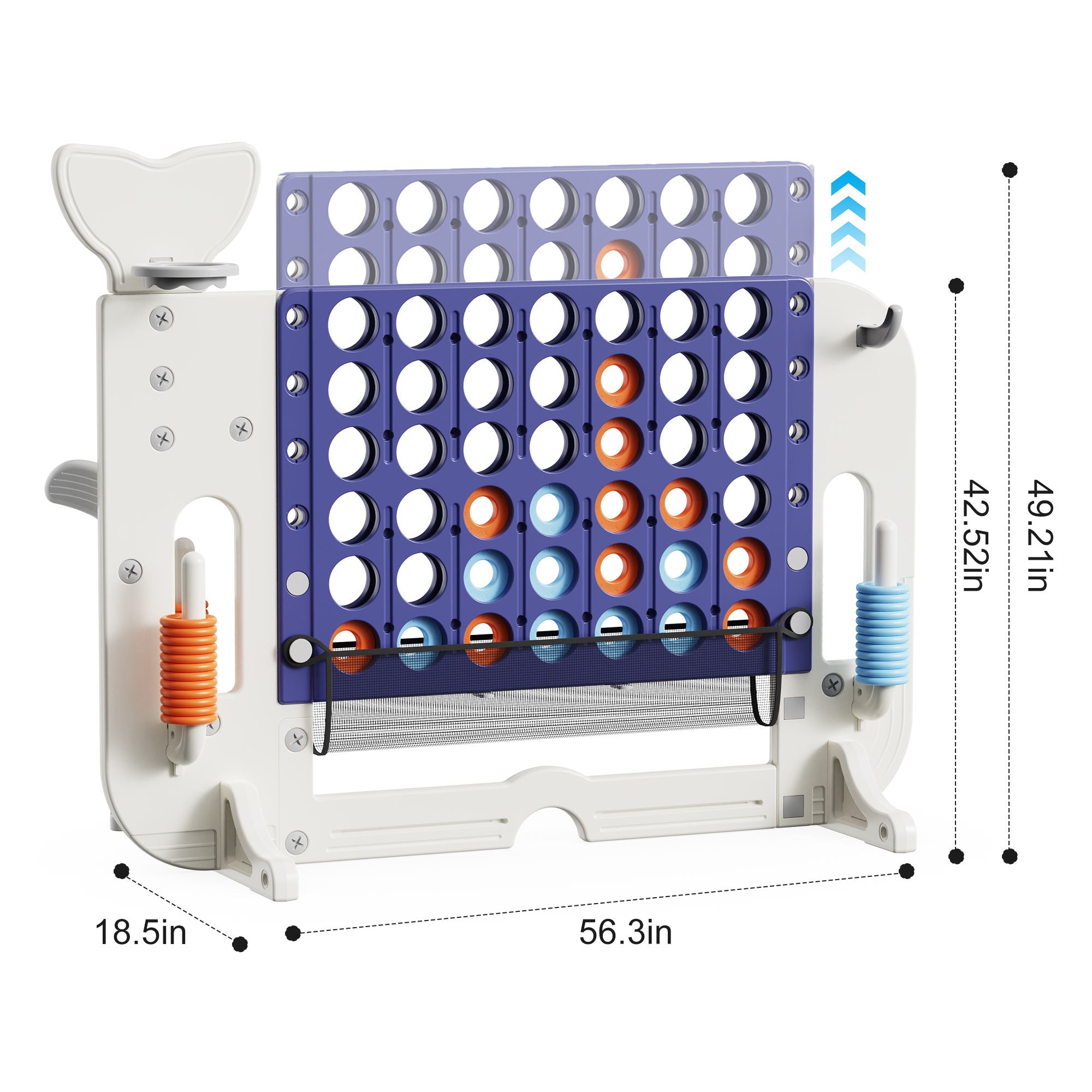 4 To Score Giant Game Set With Mesh Bag &amp; Jumbo Connect 4