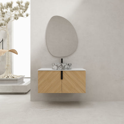 Wall Mounted Design Bathroom Vanity &amp; Art Sink
