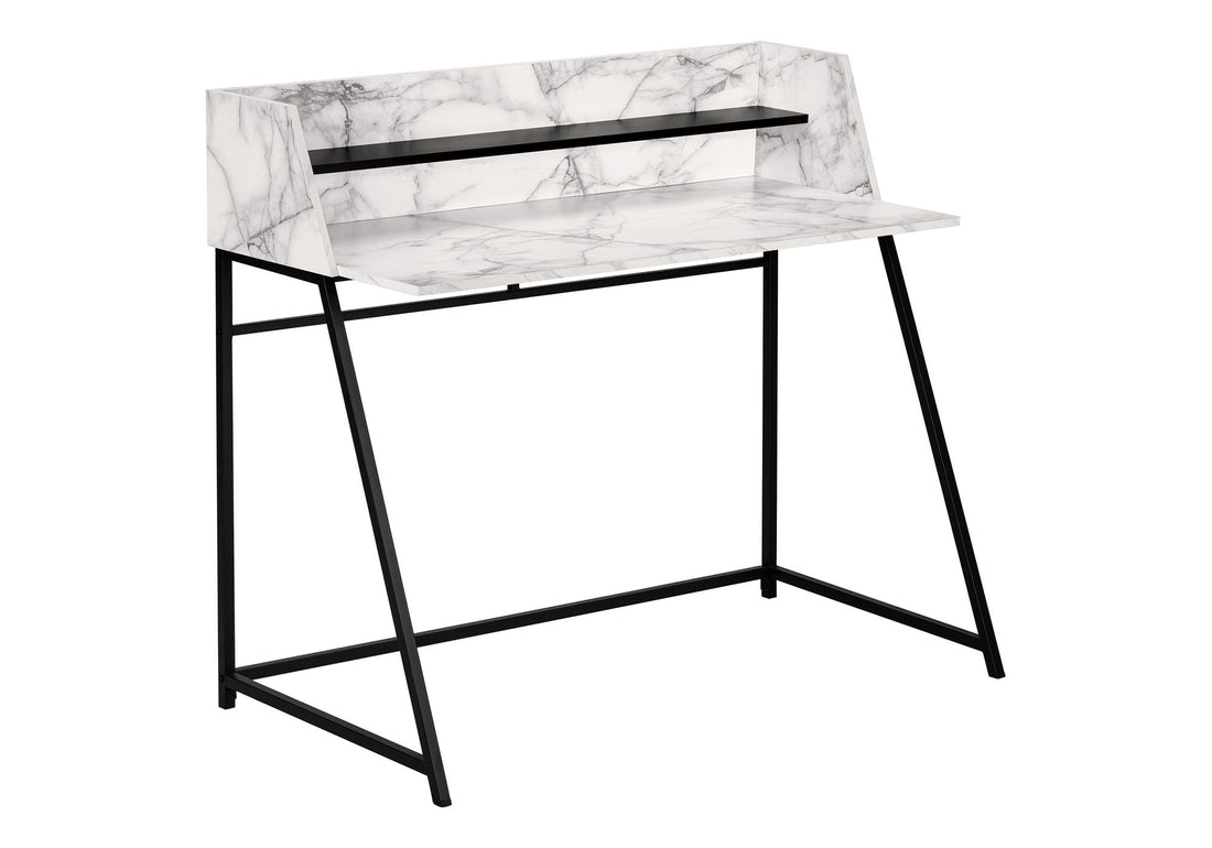 Computer Desk For Home Office Laptop, Storage Shelves, Contemporary &amp; Modern