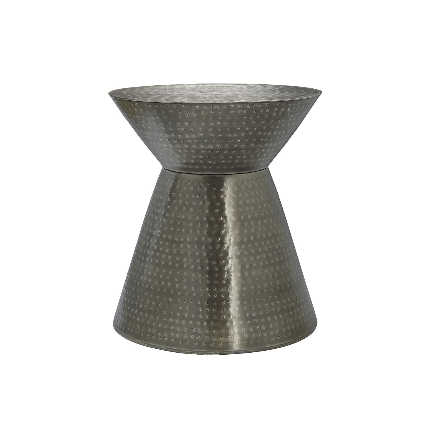 Drum Accent Side Table, Contemporary &amp; Modern Elegant Design