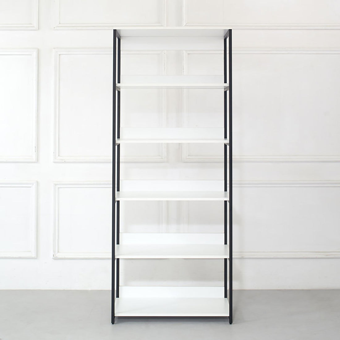 Fiona - Freestanding 3 Tower Wood Closet System With Metal Frame 7 Shelf Walk - White