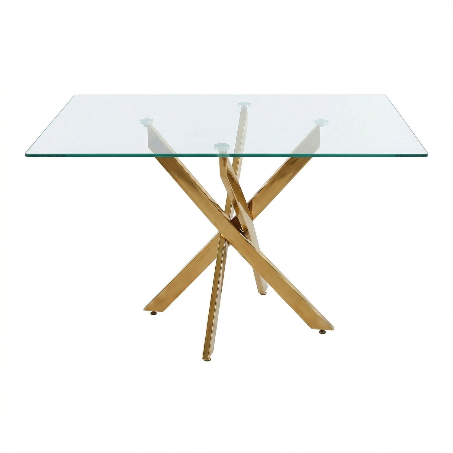 Rectangular Dining Table For Home Kitchen - Gold