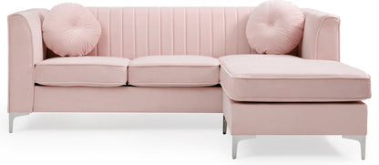 Delray - Micro Suede Sofa Chaise