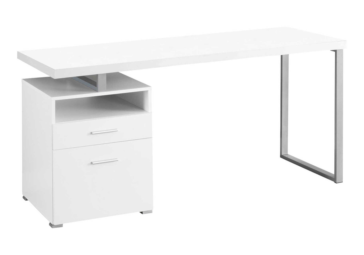 Computer Desk For Home Office, Laptop, Left Right Set - Up, Storage Drawers, Contemporary &amp; Modern