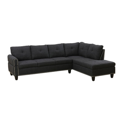 L - Shaped Sectional Sofa With Movable Left Chaise