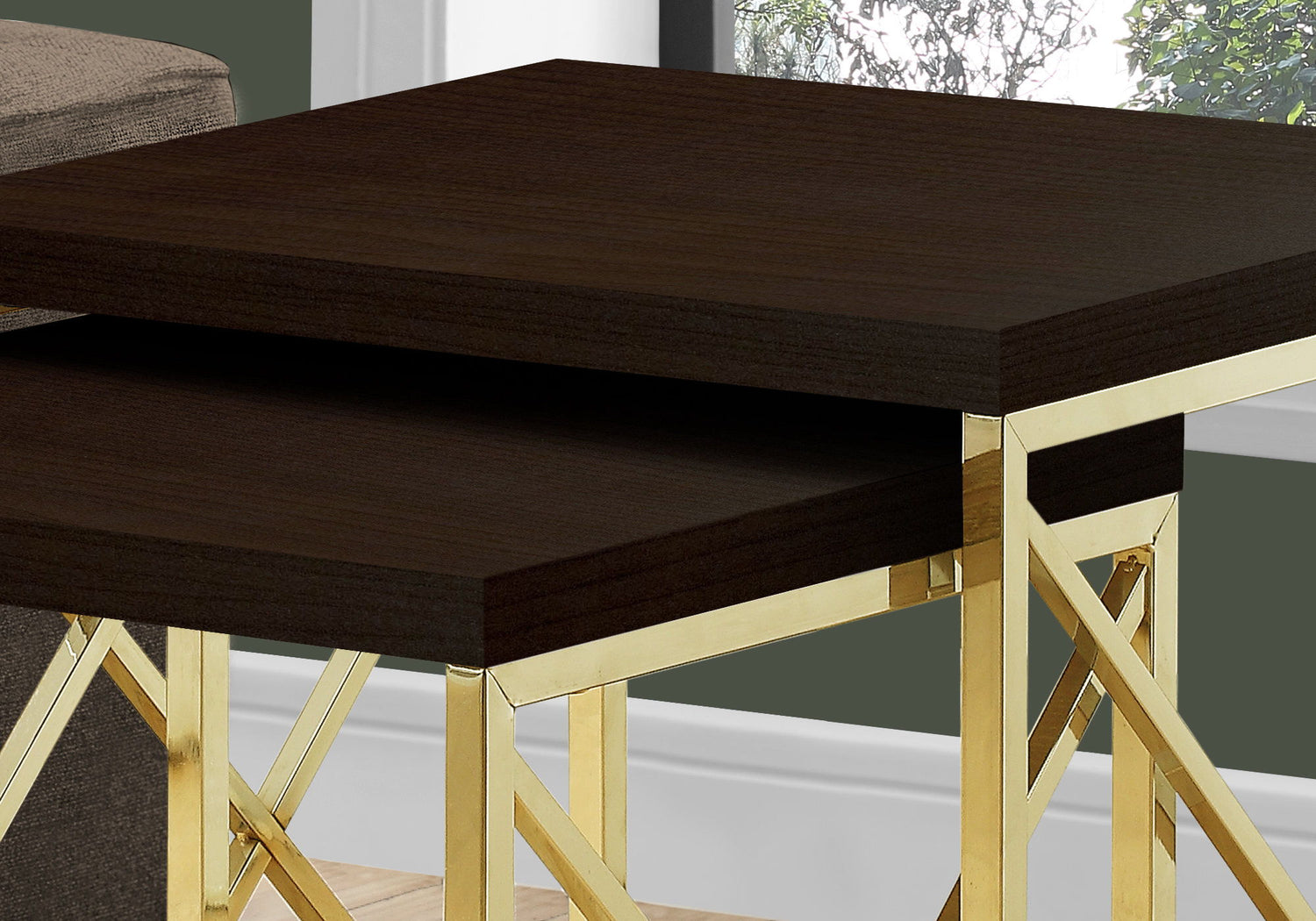 Nesting Table, Accent, Contemporary &amp; Modern (Set of 2)