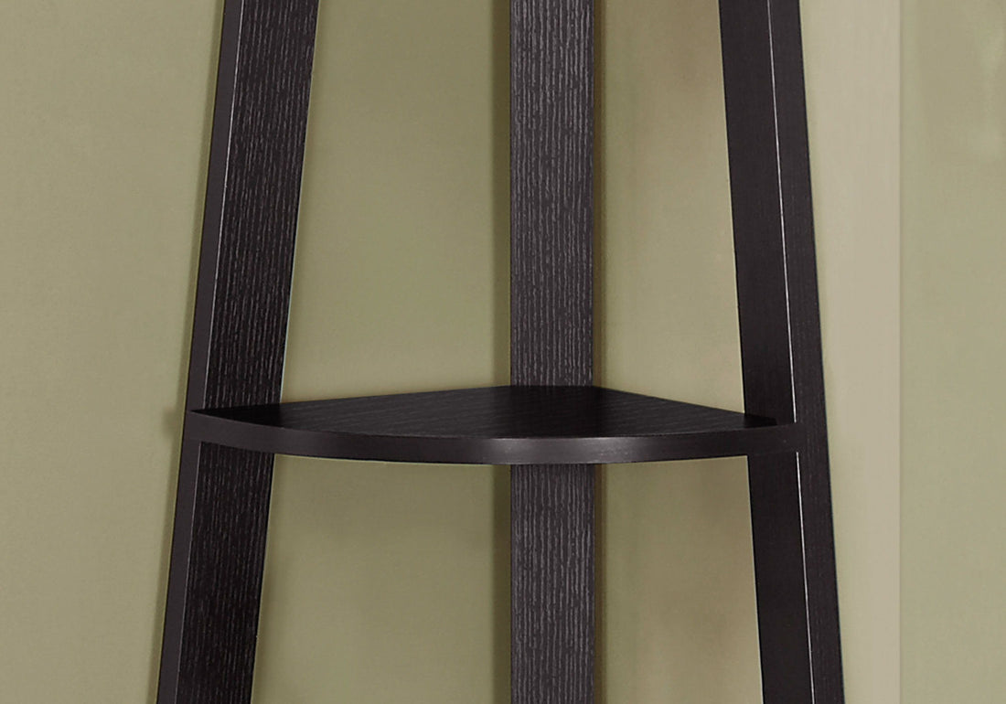5 Tier Bookshelf, Bookcase, Etagere, Corner, For Office, Contemporary &amp; Modern