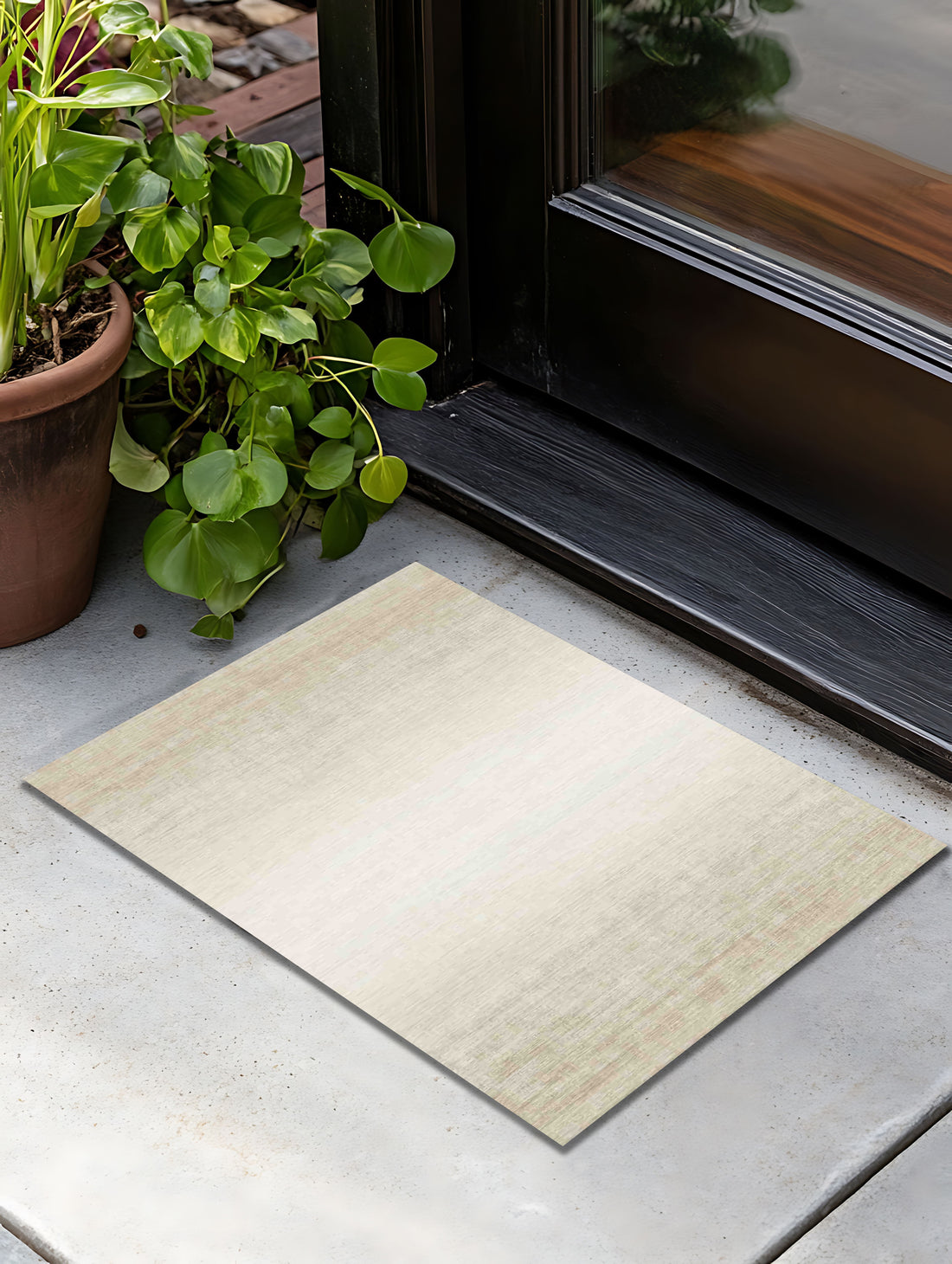 Macau - 28&quot; X 43&quot; Non - Slip Accent Rug - Beige