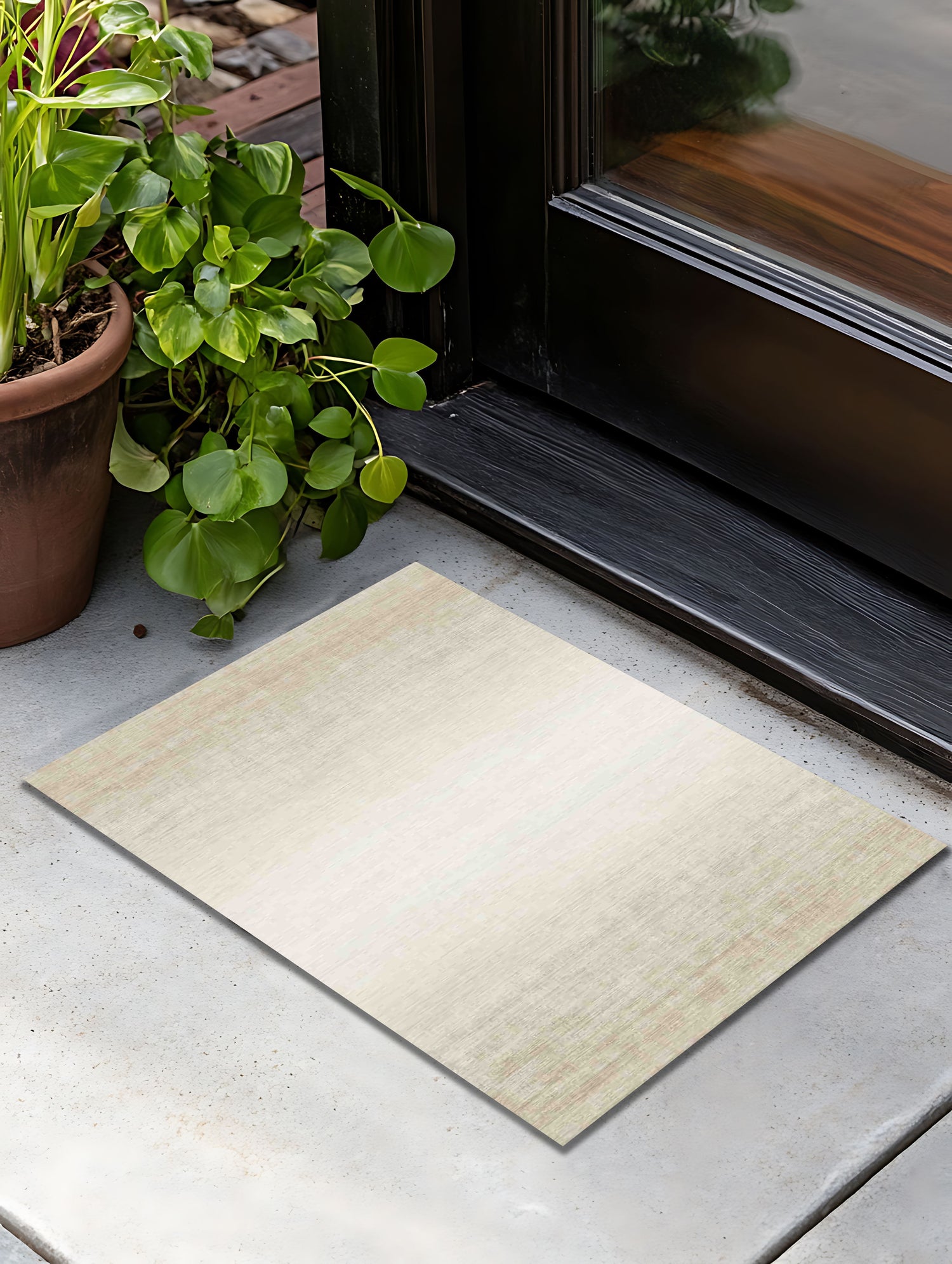 Macau - 28&quot; X 43&quot; Non - Slip Accent Rug - Beige