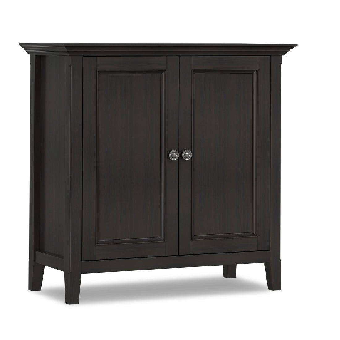 Amherst - 2 Door Storage Cabinet &amp; Adjustable Shelving - Brown