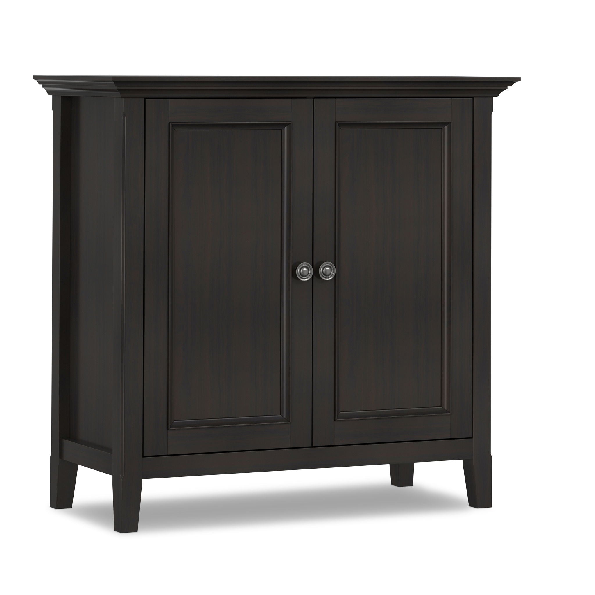 Amherst - 2 Door Storage Cabinet &amp; Adjustable Shelving - Brown
