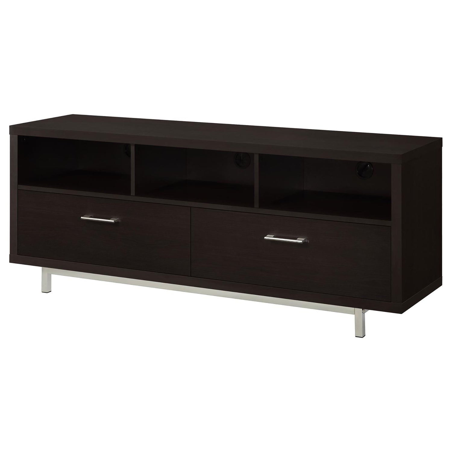 Drawer Storage TV Console - Brown