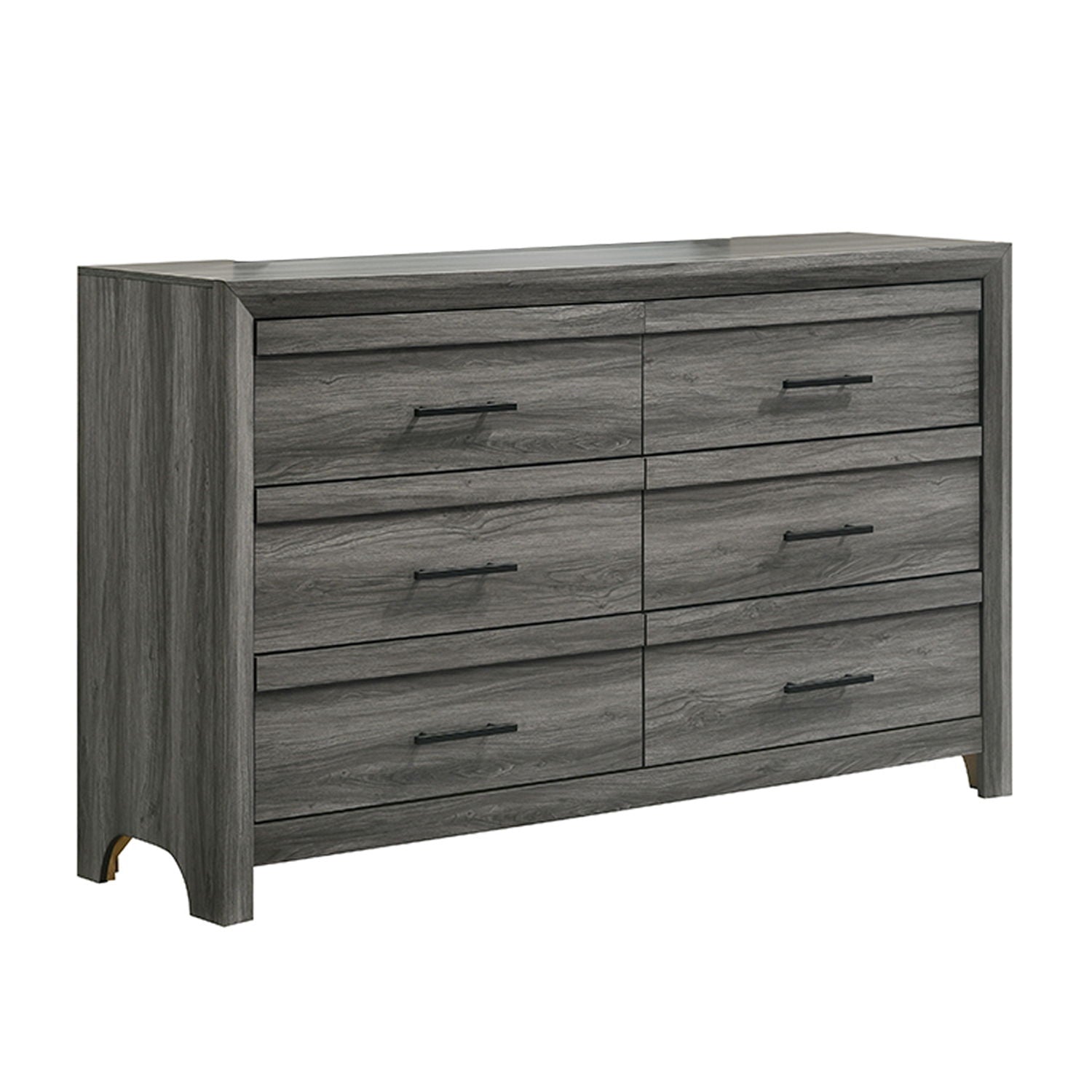 Denver - 6 Drawer Dresser - Gray