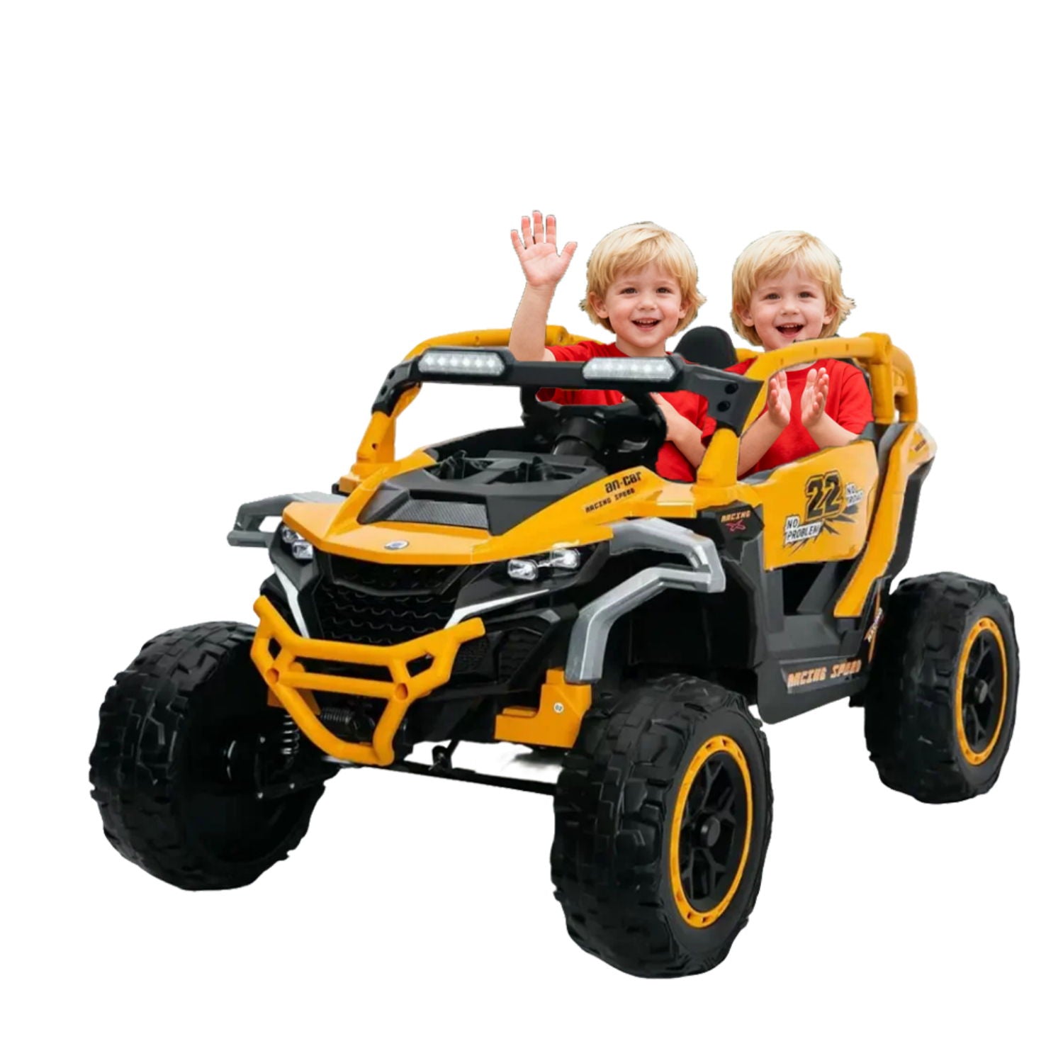 Ride On Kids Electric Truck With Remote Control, Front &amp; Rear Suspension