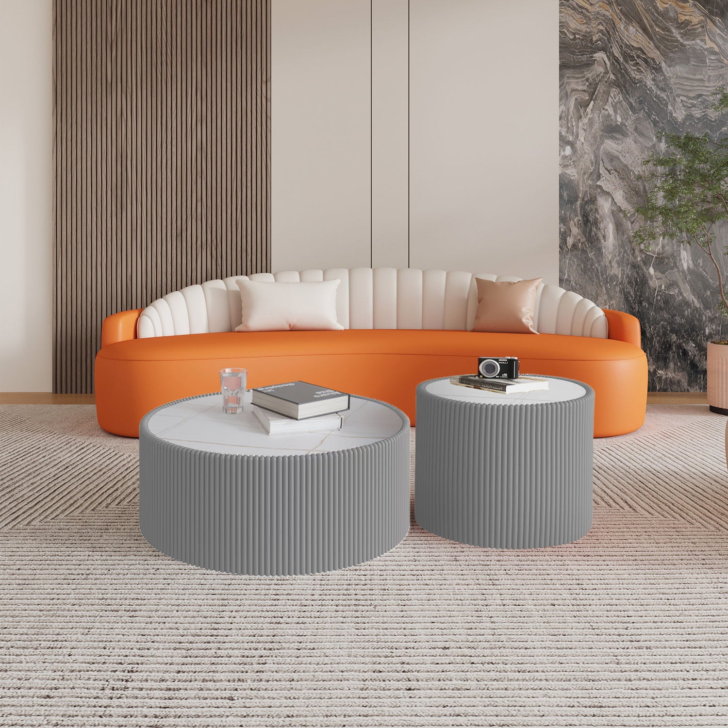 Cylindrical Coffee Table