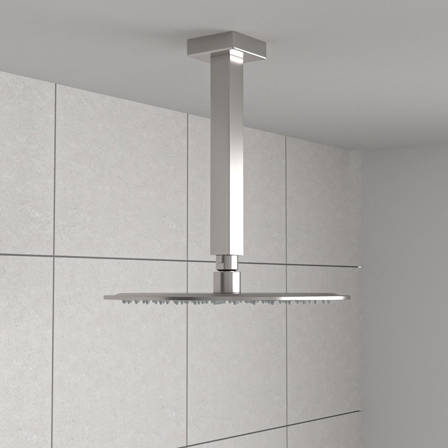 Premium 8&quot; Ceiling Mounted Shower Arm With Flange