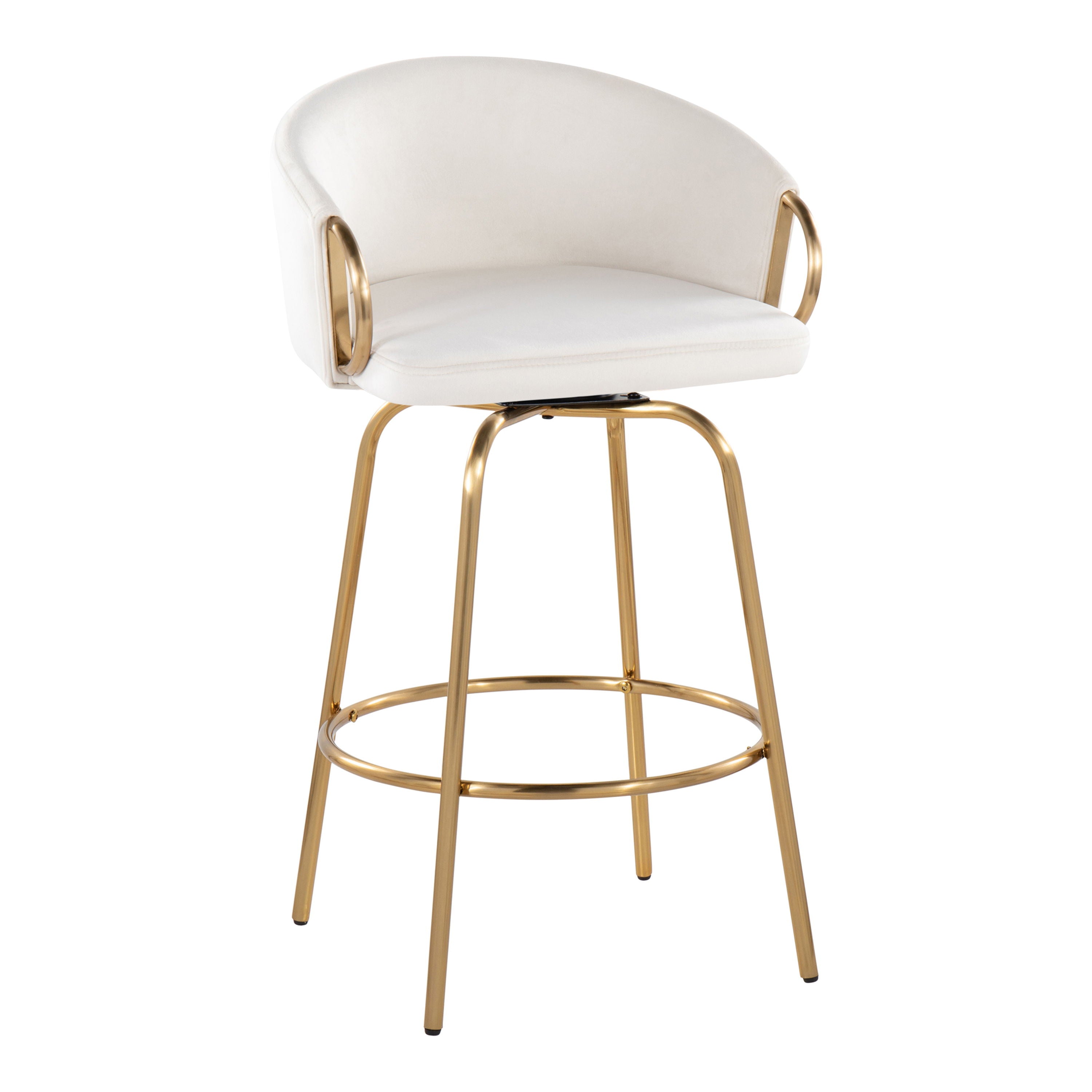 Claire - Contemporary &amp; Glam Counter Stool (Set of 2)