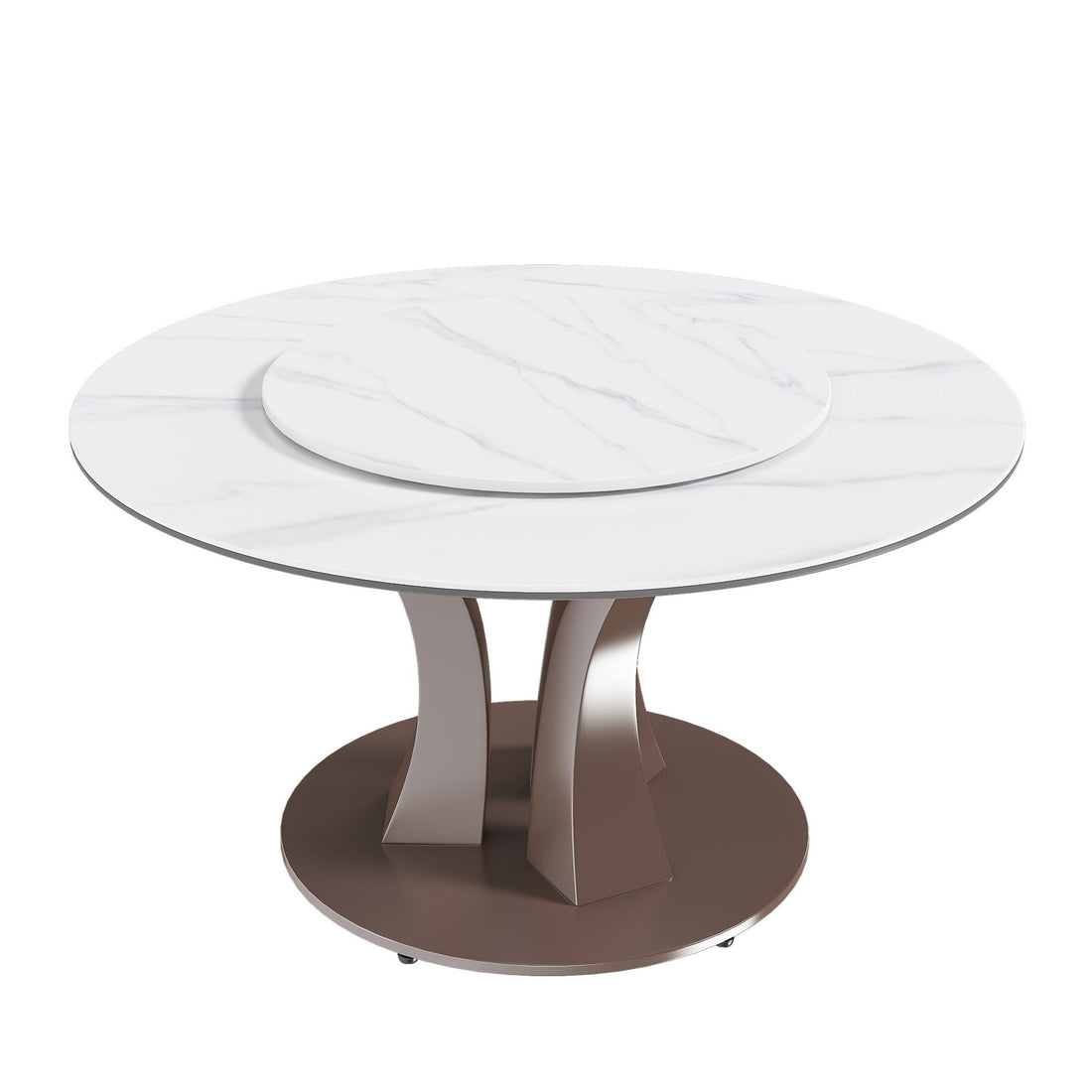 Table With Rotating Tray Scratch &amp; Heat For Kitchen &amp; Restaurant(Table Only - White