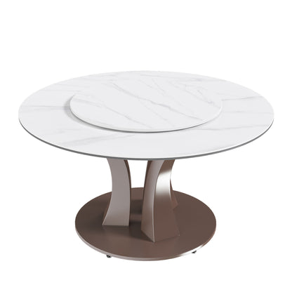 Table With Rotating Tray Scratch &amp; Heat For Kitchen &amp; Restaurant(Table Only - White