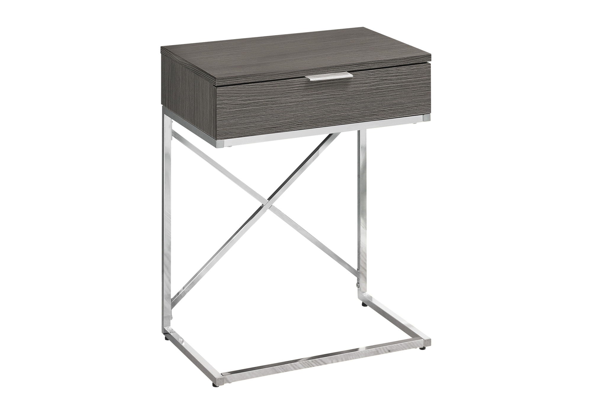 Accent Side Table, Storage Drawer, Spacious Tabletop, Contemporary &amp; Modern