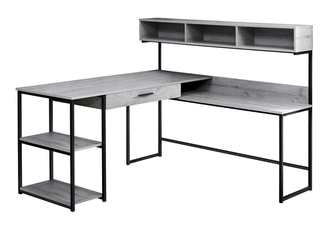 Computer Desk, Home Office, Corner, Storage Drawers, L Shape, Laptop, Contemporary &amp; Modern