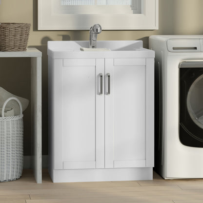 Kyle - Laundry Cabinet &amp; Faucet And Stainless Steel Sink