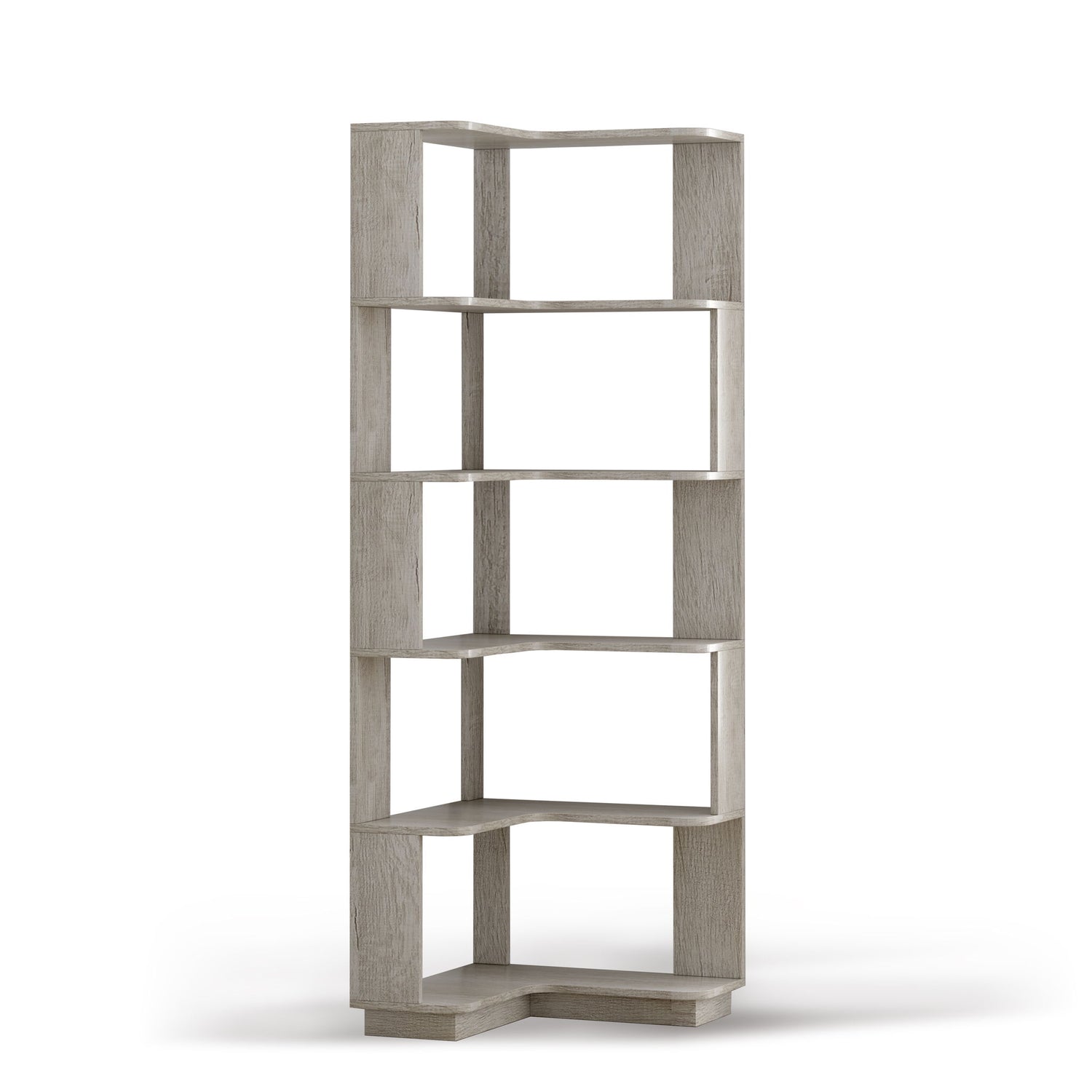 L-Shaped Corner Bookshelf