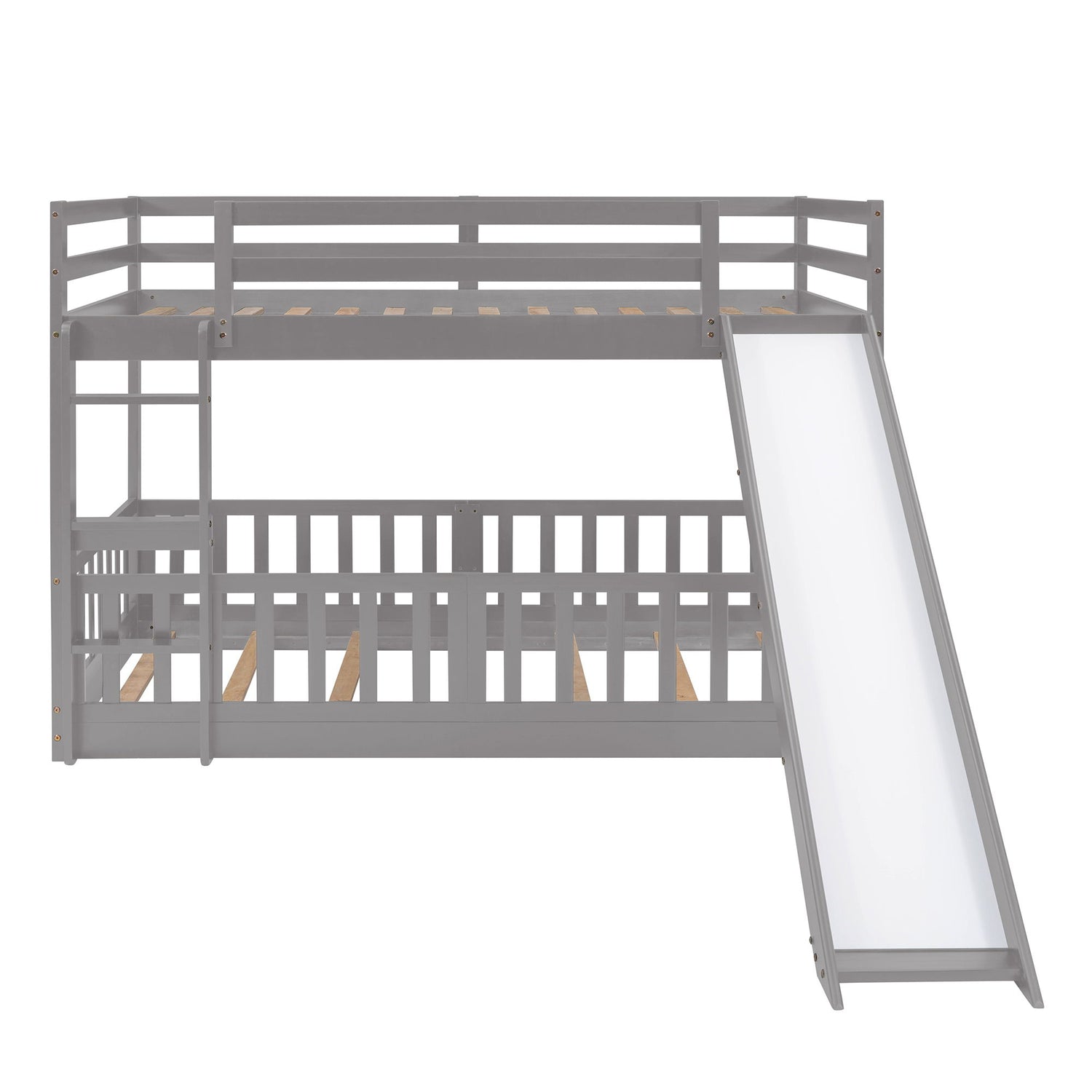 Functional Bunk Bed &amp; Convertible Ladder And Slide
