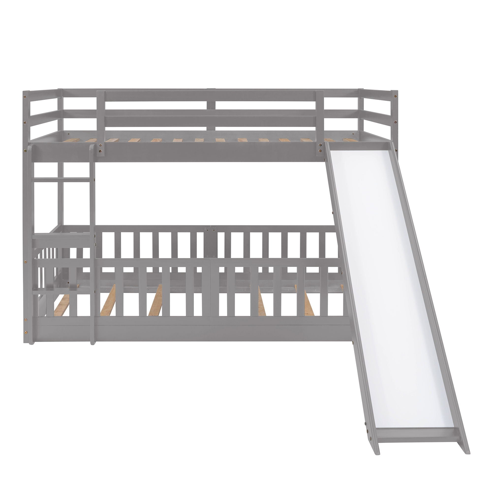 Functional Bunk Bed &amp; Convertible Ladder And Slide