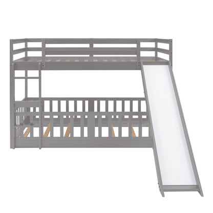 Functional Bunk Bed &amp; Convertible Ladder And Slide