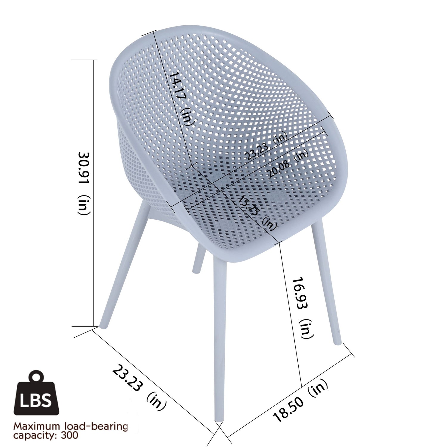 2 Pack Lounge Chair Set &amp; Folding Square Table