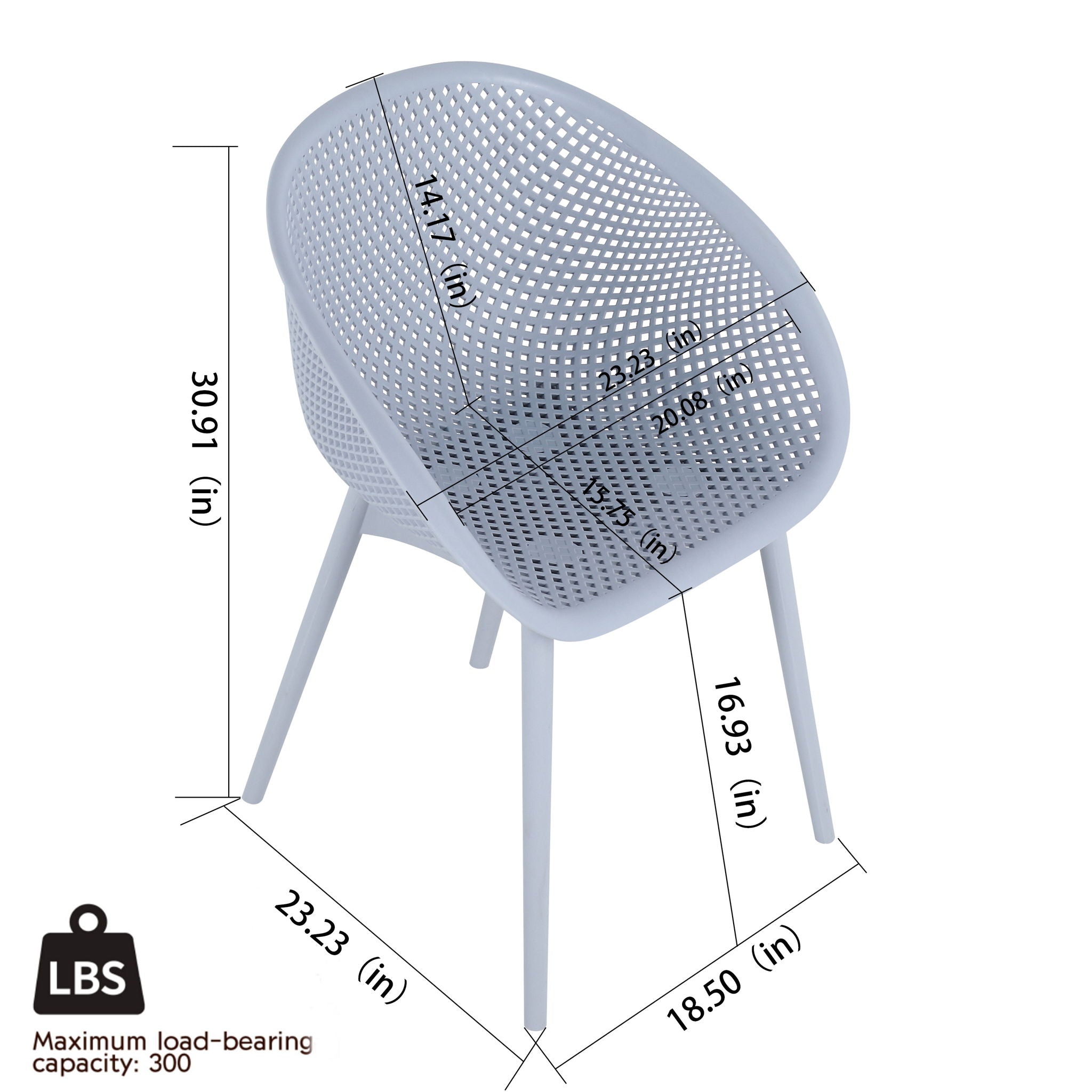 2 Pack Lounge Chair Set &amp; Folding Square Table
