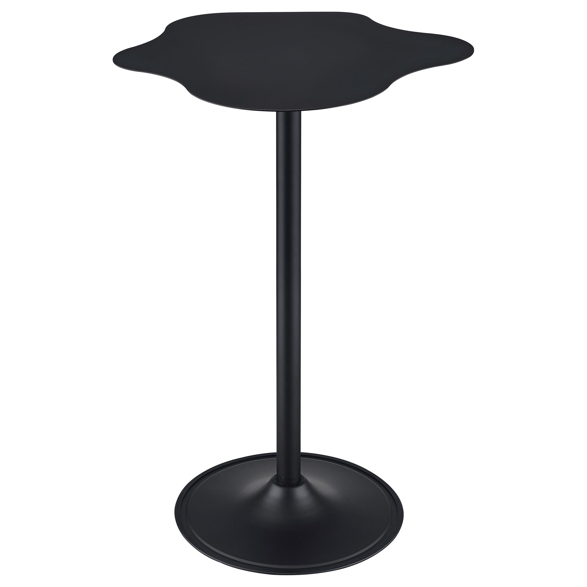 Fresno - Curved Cloud Shaped Bistro Bar Table Bar Table - Black