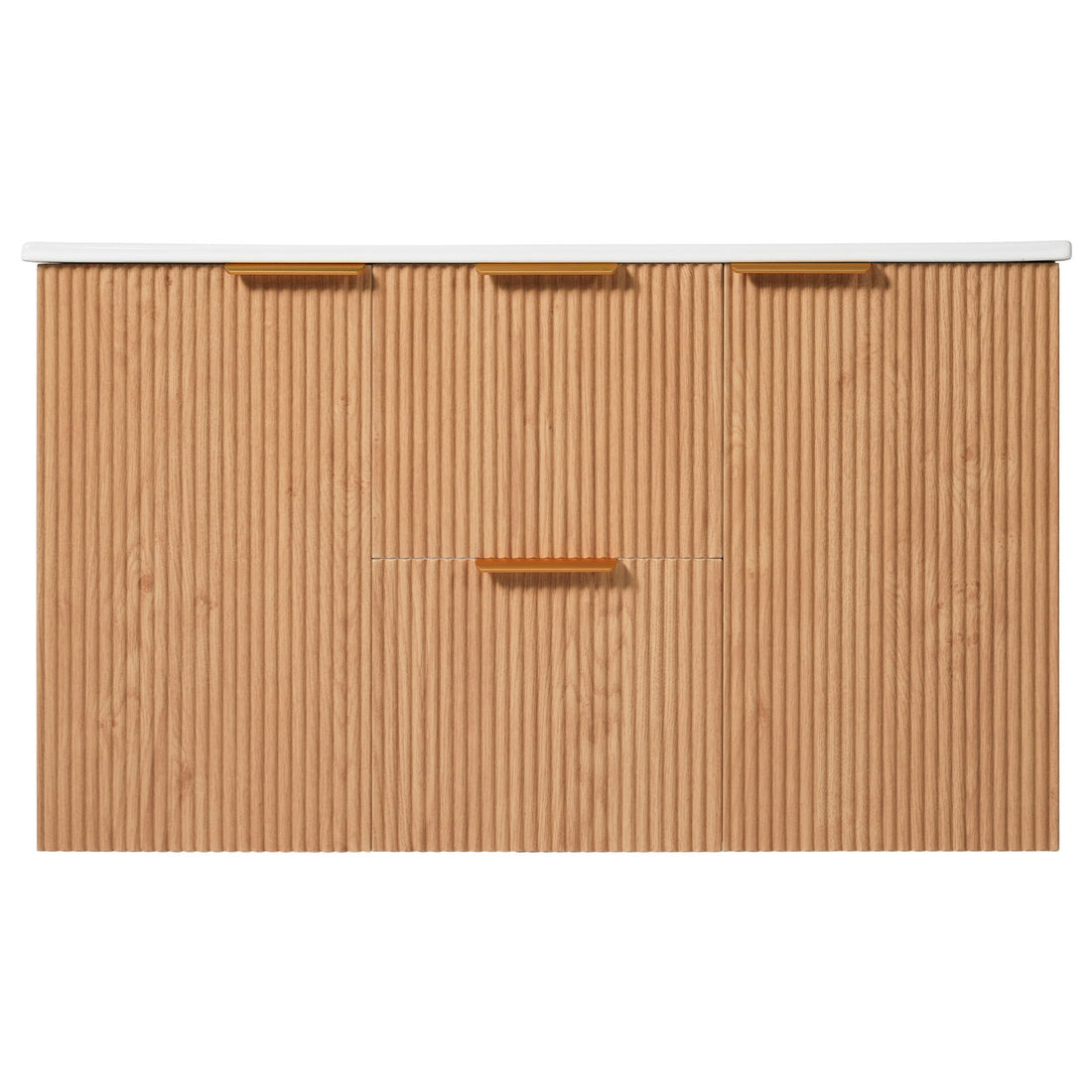 Modern Wall Mounted Bathroom Vanity, Soft Close Doors