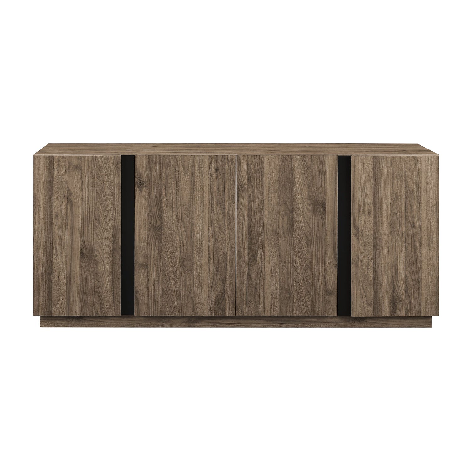 Mid-Century Modern 3 Drawer Low TV Stand For TVs Up To 80&quot;