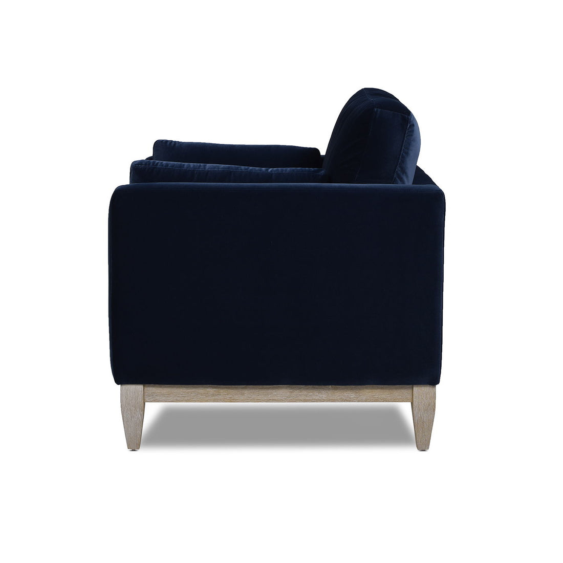 Knox - Modern Farmhouse Arm Chair - Dark Navy Blue