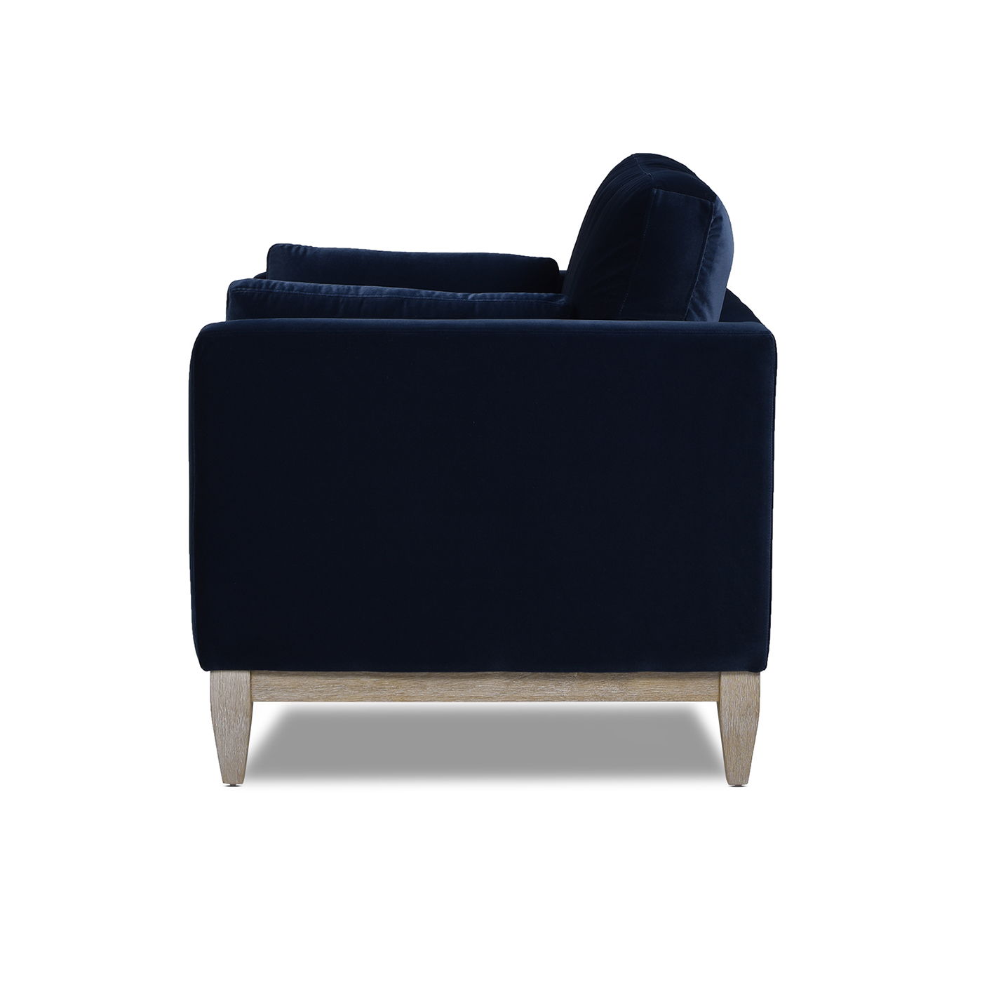 Knox - Modern Farmhouse Arm Chair - Dark Navy Blue