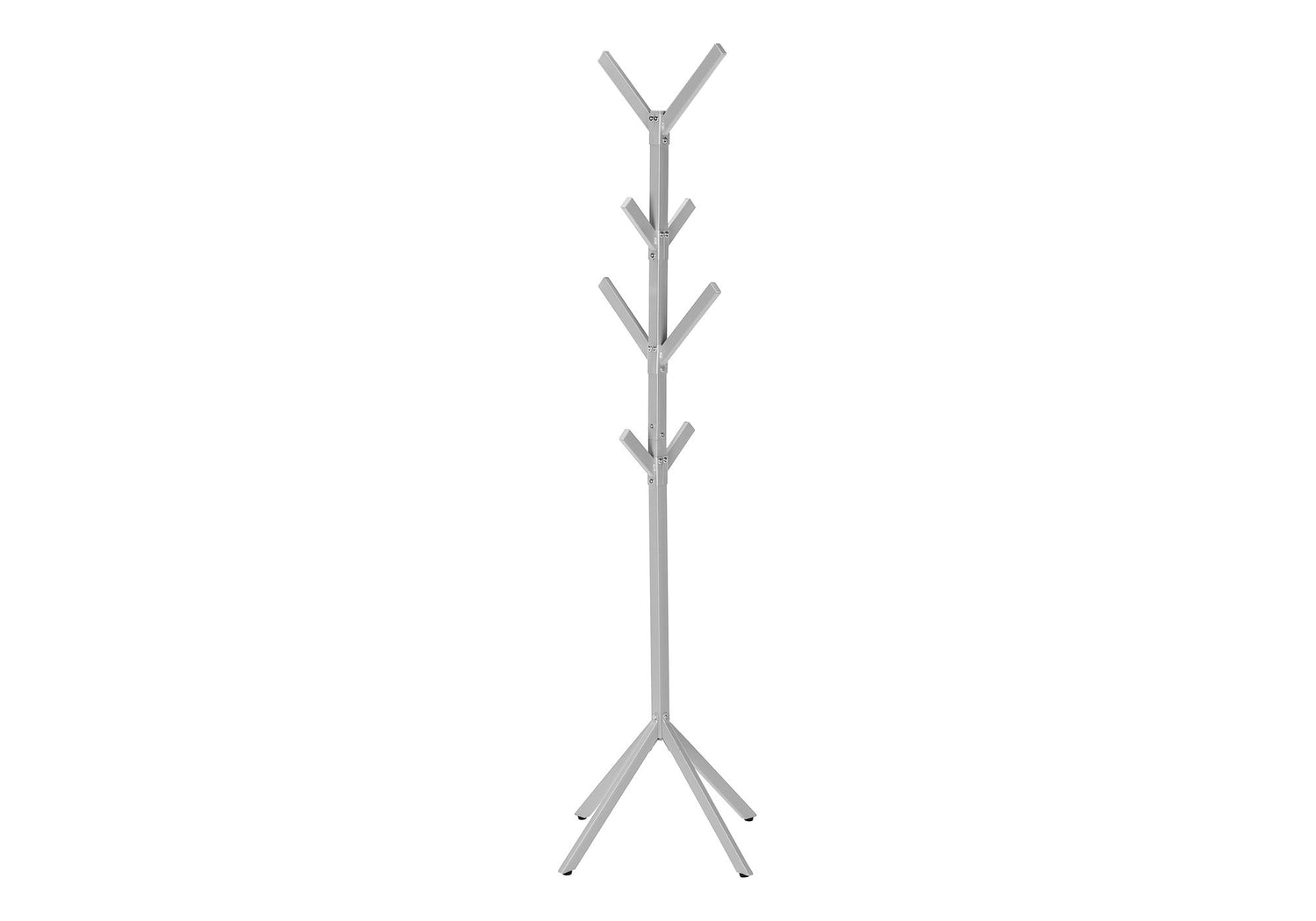 Coat Rack, Hall Tree, Free Standing, 8 Hooks, Entryway, Contemporary &amp; Modern