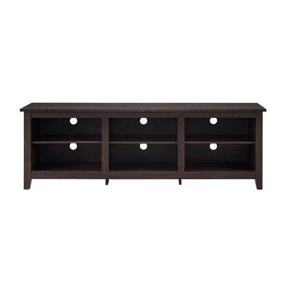 Modern Transitional 3 Shelf Open Storage 70&quot; TV Stand For 80&quot; TVs