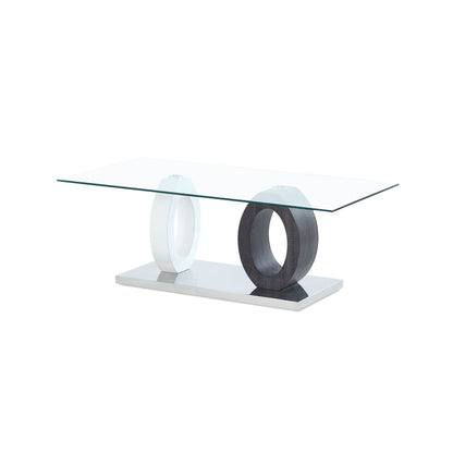 Tracker - Coffee Table - Brown / White