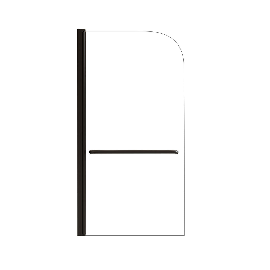 Bathtub Shower Door With 6mm Tempered Glass