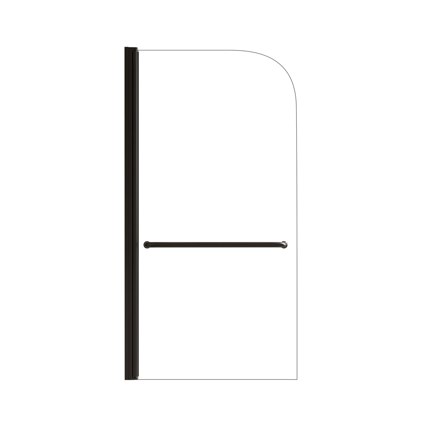 Bathtub Shower Door With 6mm Tempered Glass