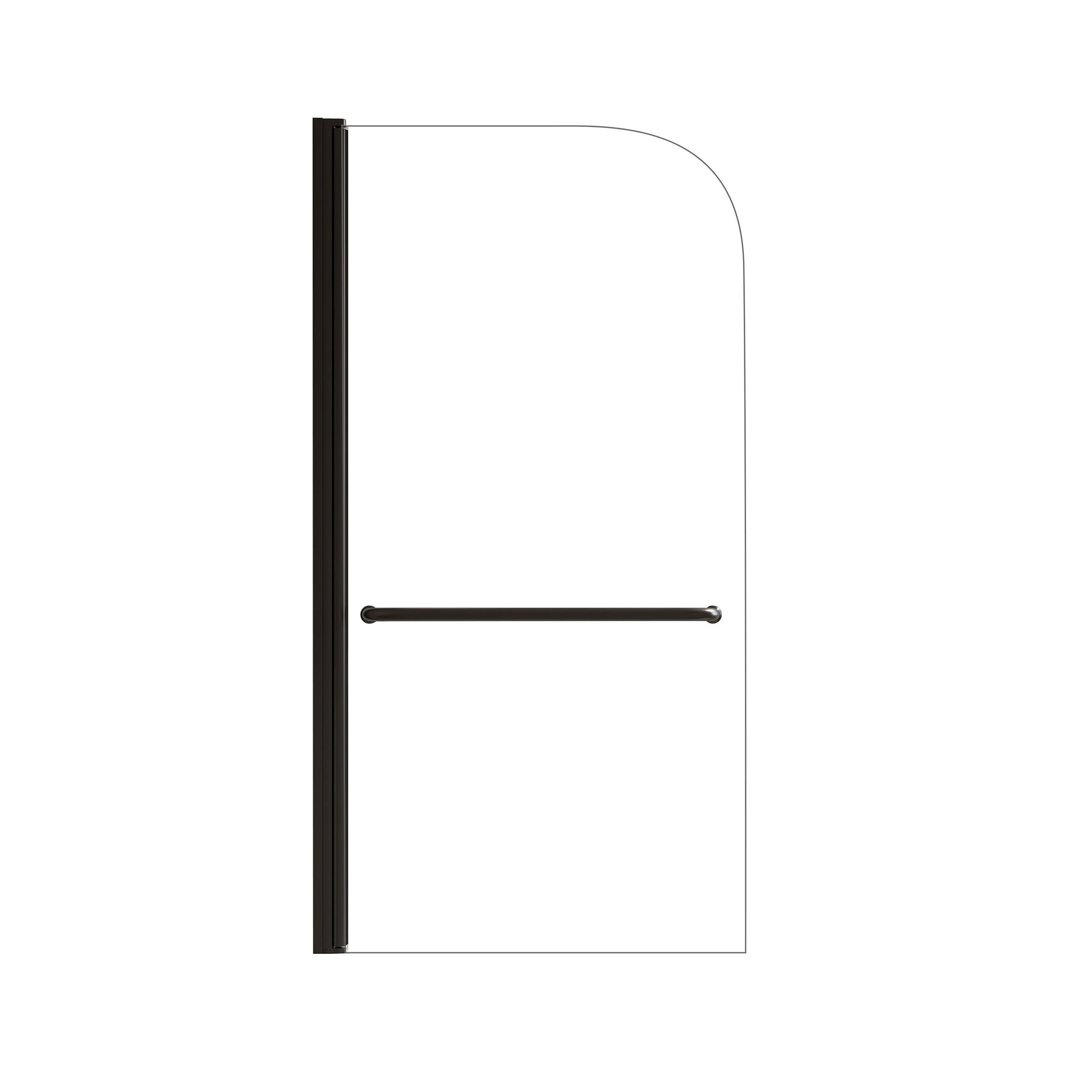 Bathtub Shower Door With 6mm Tempered Glass