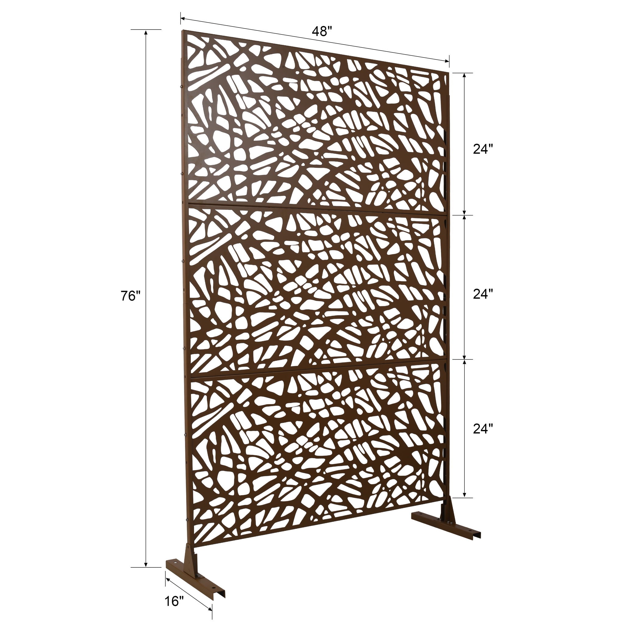 Outdoor &amp; Indoor Freestanding Decorative Privacy Screen