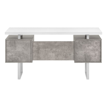 Computer Desk For Home Office, Laptop, Left, Right Set - Up, Storage Drawers, Contemporary &amp; Modern