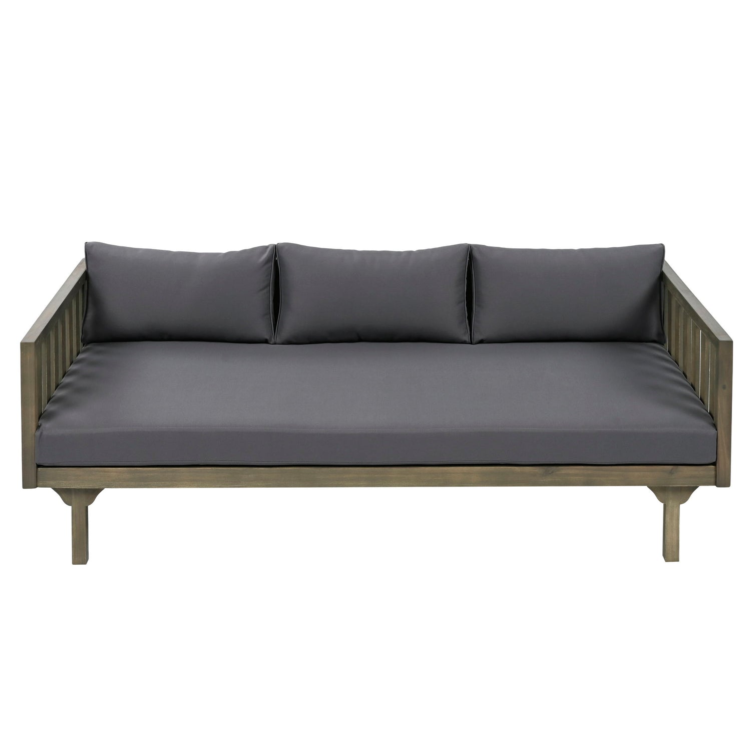 Claremont - 3 Seater Daybed Teak Acacia Wood Water Resistant Cushions