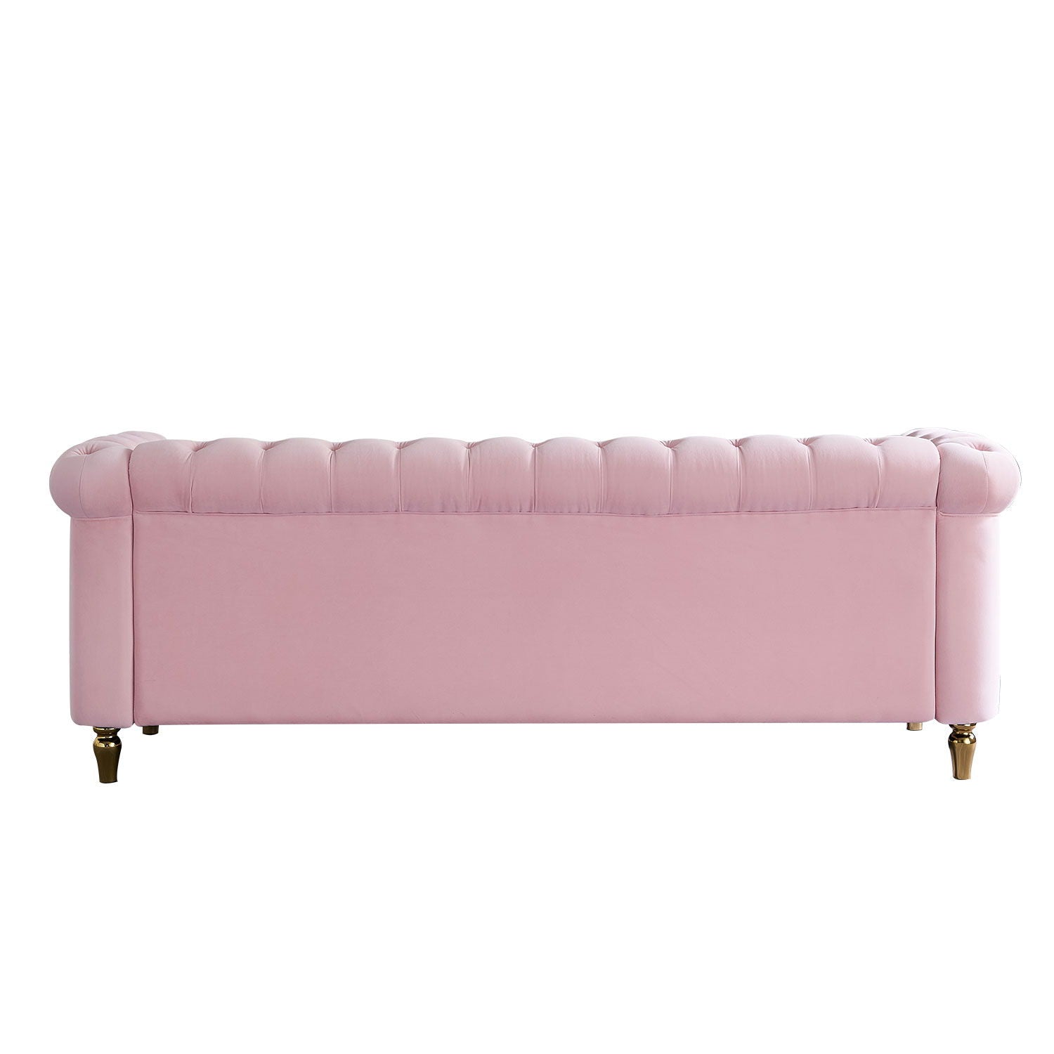 Chesterfield - Velvet Sofa 84.65&quot; For Living Room