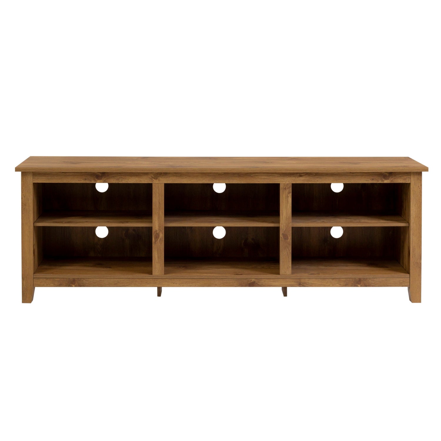 Modern Transitional 3 Shelf Open Storage 70&quot; TV Stand For 80&quot; TVs