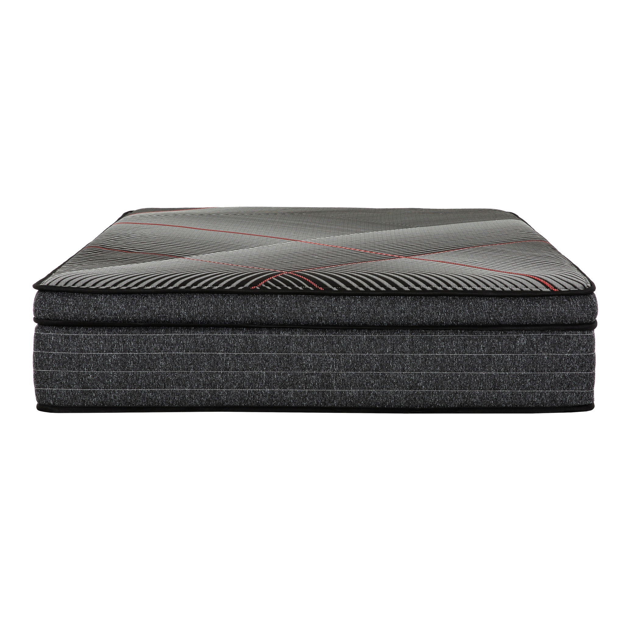 15" Euro Top Gel Memory Foam Hybrid Mattress With Pocket Coils, Cooling &amp; Edge Support - Black - Queen