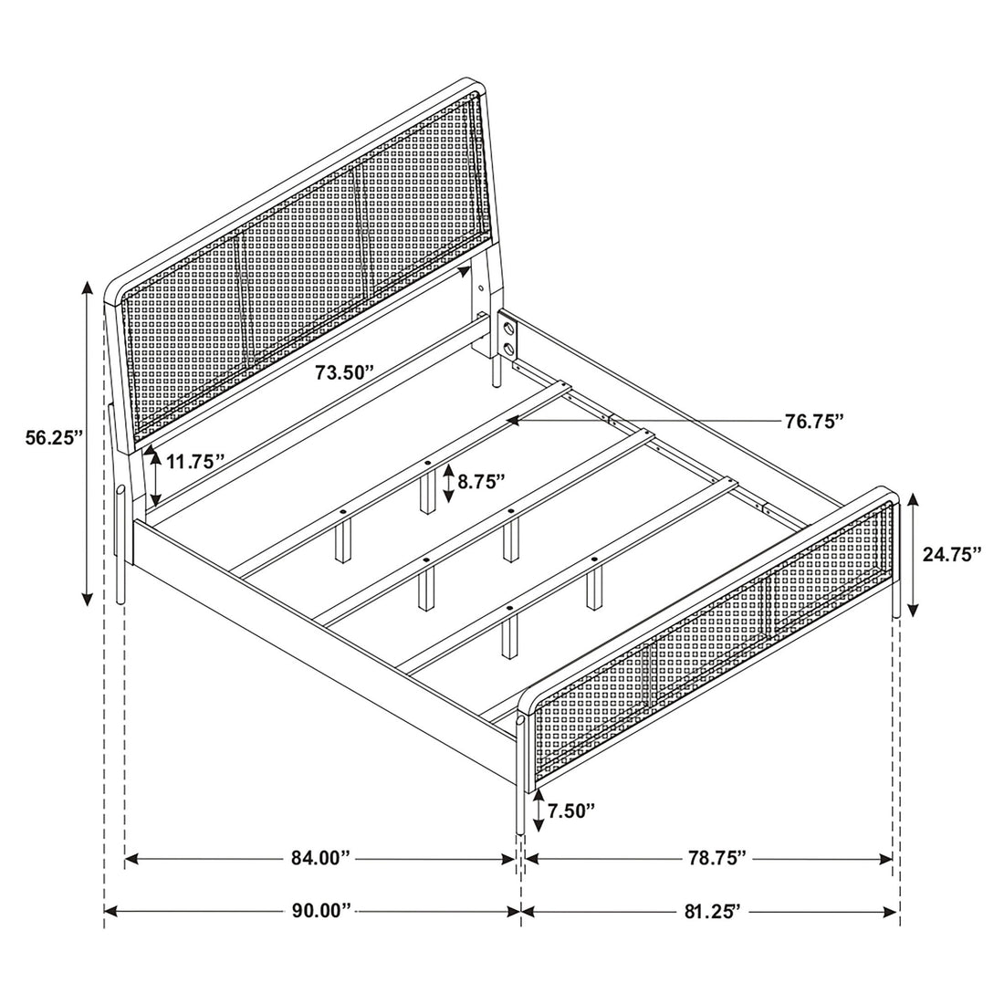 Stevie - Panel Bed